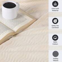 Jena Cotton Textured  Woven Blanket, Throw, Sage