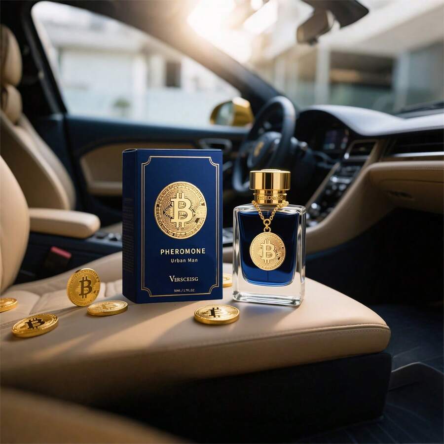 VERSCEISG Men's Light Essence Spray EDP Perfume 50ml Business Men's Gulong Water Lasting Boyfriend, Wife, Father, Friend, Birthday, Graduation Party, Travel, Camping, Outdoor School, Campus Travel, Holiday Anniversary, Summer, Autumn, Summer, Selected, Summer, Essential, Classic Business Style, Suitable For Daily Use - Màu xanh lam - Xem 1