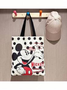 Mickey Bag, Kawaii Stylish Bag, Women's Colorblock Rucksack, Large Capacity Foldable Outdoors Daypack