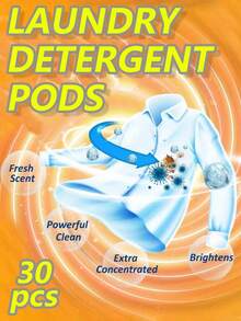 100/50/30/Pcs 6-In-1 Laundry Detergent Capsules, Concentrated Laundry Liquid, Lavender/Camellia Fragrance, Aromatic Laundry Detergent, Strong Stain Removal And Color Protection