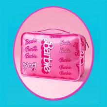 3pcs/Set MINISO Kawaii Anime Barbie Sunlight Shine Series Girl Travel Set Cartoon Cute Makeup Bag Portable Clothes Storage Bag Travel Bag Gift