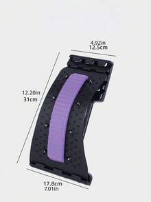 1件瑜伽/普拉提腰部支撑拉伸板,磁性背部按摩器,可用作腰部放松按摩器、颈部和背部支撑拉伸器、高级腰部拉伸工具,适用于运动和健身、健身房必备、户外运动、家庭锻炼、室内运动、腰部拉伸器和腰部按摩器。 - 彩色 - 查看 10