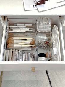 Drawer Interior Cosmetics Storage Box, Skincare Products Storage Plate, Multi-Specification Categorized And Organized Box, Desktop Storage Box, Multifunctional Dormitory/Bedroom Stationery Storage Box