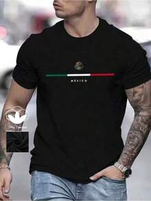 Camiseta 100% algodón para hombres - adecuada para entusiastas del gimnasio y un gran regalo para entusiastas del fitness. Verano, ligero y transpirable, camiseta de manga corta - Negro - Ver 1