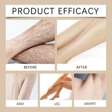 Hoygi Coconut Facial Hair Removal Cream - Gentle Depilatory For Upper Lip Chin Hair, Painless Shaving Soften, Inhibit Hair Growth, Not Damaging & No Irritation, Sensitive Skin Formula Facial Legs Armpits Arms Depilation Lotion For Women & Men - 白色 - 查看 11