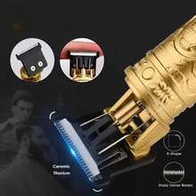 OBOVAY Portable Retro Carved Electric Shaver, USB Charging Travel Trimmer, Small And Convenient, With USB Charging Cable, Lithium Rechargeable Battery 300mAh, For Travel