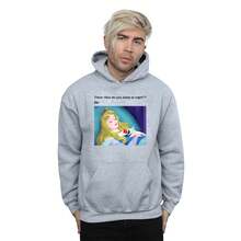 Disney Herren Schlafende Schönheit Meme Hoodie (Sportgrau)