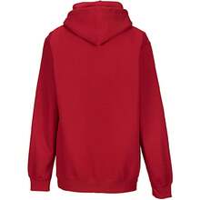 Colour Mens Hooded Sweatshirt / Hoodie (Classic Red) - Red - View 2