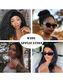 1 pieza Diadema elástica ancha de punto para mujeres, adecuada para decoración del peinado diario, turbante, diadema deportiva, artículos escolares, universidad, diademas para mujeres, pañuelos, accesorios para el cabello de invierno, elegante