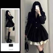 Women Short Dresses - 黑色 - 查看 5