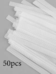 Bộ 50/10/5 lưới bảo vệ cọ trang điểm, ngăn ngừa rụng lông và làm thẳng lông cọ, phù hợp với mọi kích cỡ, lưới bảo vệ co giãn cho cọ trang điểm, lưới tạo hình phù hợp với khuôn mặt, phụ kiện cọ trang điểm chống xù, bảo vệ hình dạng lông cọ, lớp phủ bảo vệ tạo hình và ngăn ngừa xù lông, quà tặng kèm theo. - Nhiều màu - Xem 10