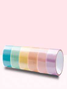 2 Stücke/3 Stücke/4 Stücke/5 Stücke, 2/3/4/5 Farben zufällig gemischt mit Klebeball Klebeband Macaron Kinder Klebedruck reduzierendes Klebeball Spielzeug zum Selbermachen