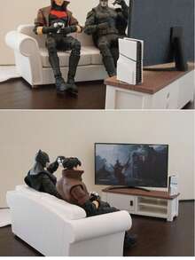 Miniatur Spielekonsole Modell, Spielcontroller zum Rollenspiel. Mini Modell Dekorationsfigur für Zuhause, Puppenhauszerubehör