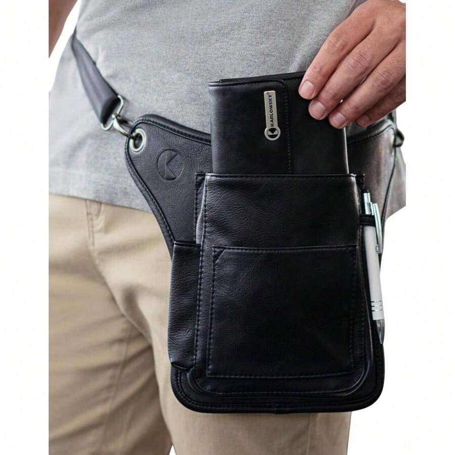 Karlowsky High Capacity Server's Holster Bag (Black) - Coffee Brown - View 1
