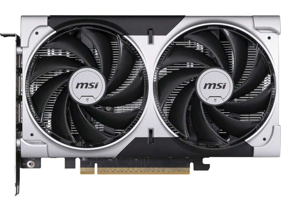 MSI Ventus GeForce RTX 5050 8GB GDDR6 PCI Express 5.0 Graphics Card RTX 5050 8G VENTUS 2X OC - Black - View 1