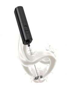 AOYI Portable Milk Frother For Coffee, Small Handheld Drink Mixer With Stainless Steel Whisk, Electric Egg Blender, Kitchen Accessories, Battery Operated Hand Stirrer Wand - Foam Maker For Lattes, Cappuccino, Frappe, Matcha, Hot Chocolate, Dessert (AA Batteries Not Included)