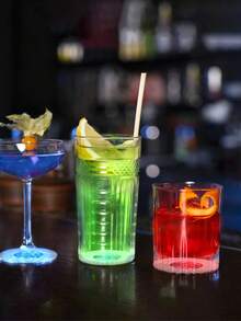 40-Pack LED Drink Coasters (20 RGB + 20 White), Paper Lanterns & Bottle Lights – Ideal For Clubs, Weddings, Halloween & Christmas - 40PCS白色+彩色杯墊 - 查看 3