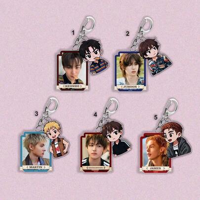 CORTI/S 卡通可爱啦啦队钥匙扣，JAMES 赵彦成璇周边包包挂件钥匙扣