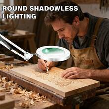 72 LED 8X/10X 新型照明放大镜灯，带 USB 三色 LED，适用于焊接维修、桌面照明和皮肤护理