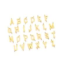 1pc Men's Fashion Letter Stainless Steel Chain Bracelet - Yellow Gold - View 4