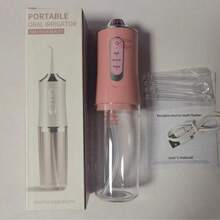 4 In 1 Water Flosser For Teeth, Cordless Oral Irrigator With Mode 3 Jet Tips,800mAh, For Home Travel, For Men And Women Daily Teeth Care, Ideal For Gift Father's Day Gift Father's Day Gift - Pink - View 11