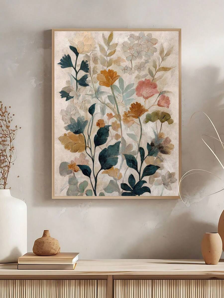 1 tấm áp phích trang trí tường thực vật cổ điển, nghệ thuật tường tối giản hiện đại, nghệ thuật tường tĩnh vật cổ, tranh thực vật hoa cổ điển, trang trí nhà nông thôn, hoa màu nước, trang trí phòng ngủ, trang trí phòng khách, trang trí văn phòng, trang trí ký túc xá, nghệ thuật treo tường, trang trí tường, trang trí nhà cửa, trang trí phòng, nghệ thuật treo tường bằng vải canvas, áp phích, nghệ thuật treo tường có khung, khung tùy chọn - Nhiều màu - Xem 1