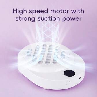 Colector de polvo de uñas recargable y inalámbrico, aspiradora eléctrica silenciosa y potente para extracción de polvo, máquina de succión para uñas acrílicas, gel y pulido, para uso en salón y hogar