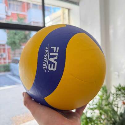 1 pieza Balón de voleibol EliteSpike Talla 5 - Material de PU, para entrenamiento y competición en interiores, para jóvenes/estudiantes, alta elasticidad y superficie antideslizante