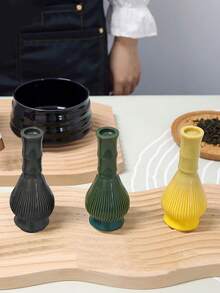 1 pieza Soporte de plástico ABS para batidor de matcha, accesorio de café, cepillo de té matcha de barista de latte, resistente al calor y duradero, fácil de limpiar