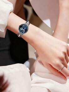 Handmade Bead Bracelet Strap Compatible With Google Pixel Watch Series 1 2 3 (41mm), Women Fashion Jewelry Band With Elastic Design, Stylish Natural Stone Beads, Comfortable Replacement Wristband For Everyday, Office, And Party Outfits