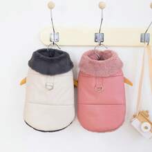 24 piezas de ropa acolchada de algodón para perros, ropa cálida para gatos, abrigo acolchado de cuatro patas para mascotas, ropa cálida y a prueba de viento reforzada, conjunto casual de arnés y correa para pequeños animales en otoño/invierno, ropa para perros pequeños, suministros para animales, nueva llegada de ropa para perros, conjunto casual a prueba de viento y nieve reforzado de cuatro patas