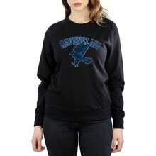 Harry Potter Damen Ravenclaw Melange Sweatshirt (Schwarz)