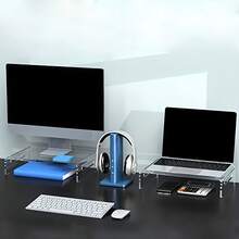 Acrylic Monitor Stand Riser, Suitable For Computer, Laptop, Printer, Notebook, IMac Displays, Premium Transparent Laptop Stand For Home And Office Use