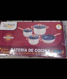 Batería De Cocina 7 Piezas Acero Inoxidable Modelo Viena Plateado, acero inoxidable de alta calidad, compatible con todas las fuentes de calor incluyendo inducción - Plateado - Ver 4