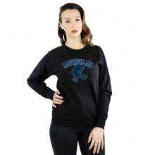 Harry Potter Damen Ravenclaw Melange Sweatshirt (Schwarz)