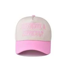 Embroidered Letter Color Matching Baseball Cap Adjustable Sun Protection Casual Hat Suitable For Spring And Autumn Travel Fashionable All-Match Sun Protection Youth Sun Hat Casual Style Young Women Hat