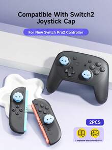 2pcs/4pcs Game Controller Joystick Cap, Grip Button, Compatible With Switch2/Switch Pro2 Gamepad, Joystick Cover, Compatible With Switch2/Joy-Con2 Game Console, Gaming Accessories - Multicolor - View 8