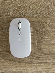 1pc Macaron Color Plastic Wireless Silent Mouse, Compatible With Ipad And Laptop (Battery Not Included)