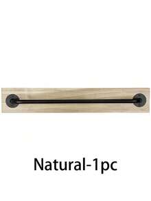 复古烧木金属管毛巾架，带毛巾杆，浴室装饰毛巾架，悬浮式毛巾架 - 彩色 - 查看 13