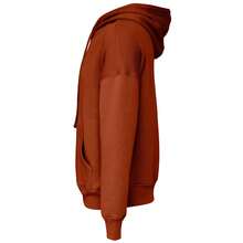 Unisex Adult Sponge Fleece Pullover Hoodie (Brick) - Coffee Brown - View 3