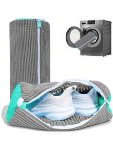 1/2pcs 360° Shoe Washing Machine Bag For All Shoe Types - Anti-Deformation, Machine Washable, Air-Drying, Protective Laundry Bag With Rich Fleece Inside, Perfect For Sneakers And Casual Shoes, - Multicolor - View 43