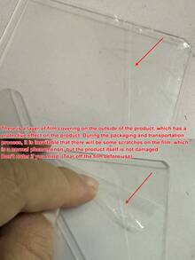 30 个横向层压硬卡套，3 英寸照片/卡片防水存储透明夹