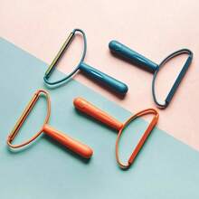 1pc Double-Sided Pet Hair Remover Brush, Easily Removes Pet Hair - Portable Professional Pet Hair Removal Tool, Strong Hair Removal For Carpets, Car Mats, Blankets, Clothes, Furniture, Quick Deep Cleaning, Easy To Clean Hair Scraper, Ideal Choice For Pet Owners