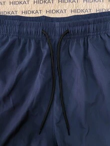 Pantalones cargo con cordón en la cintura para mujer, livianos y transpirables, diseño de bolsillos grandes, uso versátil y casual para ocasiones diarias - Azul - Ver 4