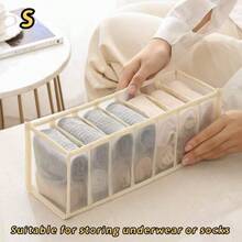 Cutie de depozitare pentru lenjerie intimă cu 1/3 bucăți, cu sertare și compartimente, genți de depozitare pentru garderobă, folosite pentru depozitarea hainelor și șosetelor, decorate cu material de plasă; Decorațiuni festive, decorațiuni pentru cameră, decorațiuni pentru casă, decorațiuni pentru dormitor, rochii, pantaloni, pantofi, blugi, cizme, fuste, dormitor, genți de depozitare, genți de depozitare, depozitare acasă