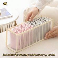 Cutie de depozitare pentru lenjerie intimă cu 1/3 bucăți, cu sertare și compartimente, genți de depozitare pentru garderobă, folosite pentru depozitarea hainelor și șosetelor, decorate cu material de plasă; Decorațiuni festive, decorațiuni pentru cameră, decorațiuni pentru casă, decorațiuni pentru dormitor, rochii, pantaloni, pantofi, blugi, cizme, fuste, dormitor, genți de depozitare, genți de depozitare, depozitare acasă