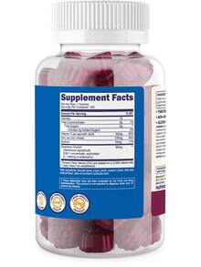 Nutricost Kids Elderberry Gummies (50mg) With Zinc & Vitamin C 120 Gummies - Gluten Free, No Corn Syrup | Children's Supplement, Lab Tested, High Purity, Premium Quality - 接骨木 - 查看 5