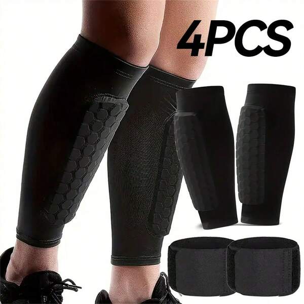 4pcs Outdoor Sports Accessory Set, 2pcs Honeycomb Pads + 2pcs Adjustable Straps