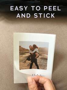 Customized Wine Labels, Waterproof Labels, Customized Photo Wine Labels, Black & White Photo, Uppercase Letters, Black & White Bridesmaid/Maid Of Honor/Proposal Wine Labels, Wedding Gifts, Order Stickers, Wedding Stickers, Party Stickers, Birthday Stickers, Halloween Stickers, Christmas Stickers, Independence Day Stickers - White - View 11