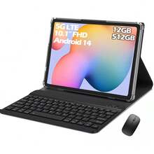 Bml A9 5G Lte Tablet Wi-Fi 512GB 12GB RAM 10.1 Inch Screen With Pen Cover Wireless Bluetooth Keyboard And Ultra-Thin Stand - màu đen - Xem 8